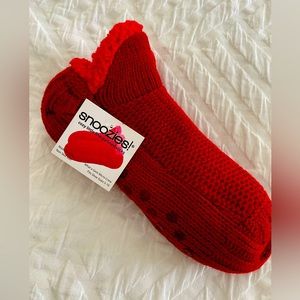 NWT Red Cozy Slipper Socks